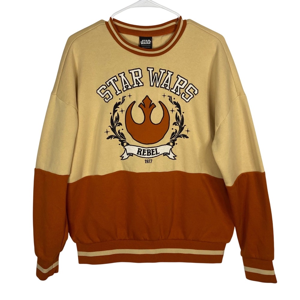Star Wars Our Universe Rebel Alliance Sweatshirt‎ BoxLunch Orange Tan Small